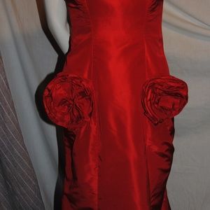 Red Valentino Tafetta Silk Gown